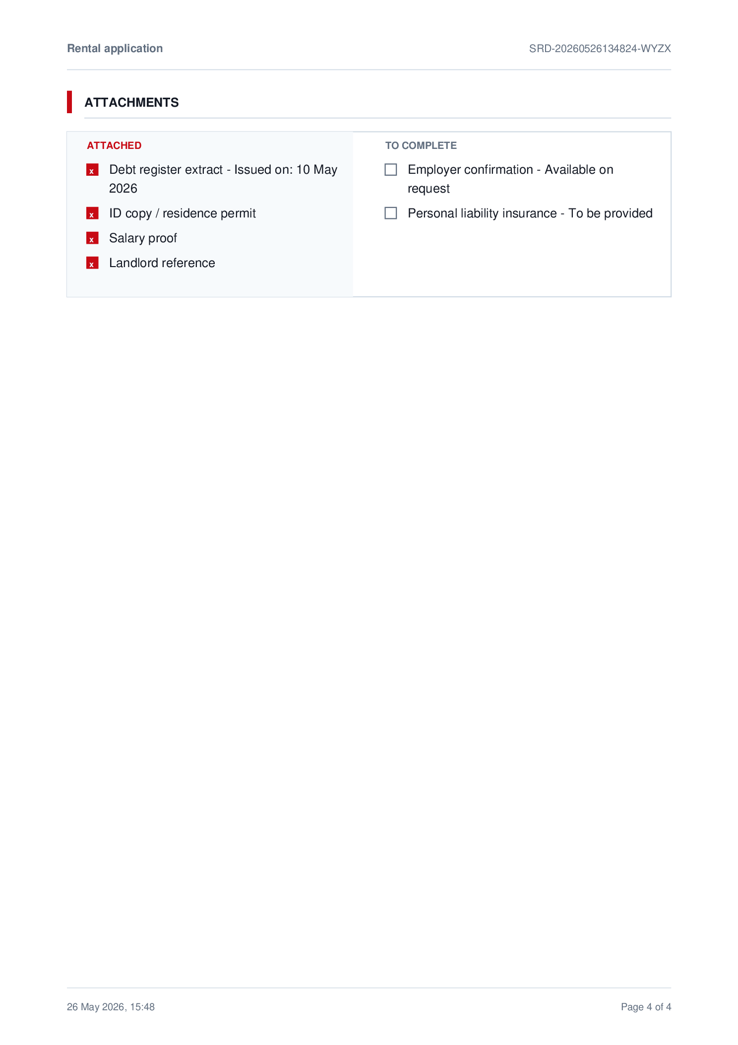 Checklist